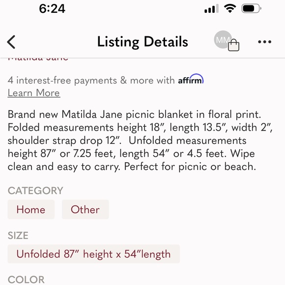 Matilda Jane Bedding Nib Matilda Jane Lifes A Picnic Blanket Poshmark